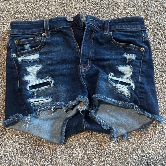 American Eagle “Hi-Rise Shortie” Size 4 - Picture 1 of 4